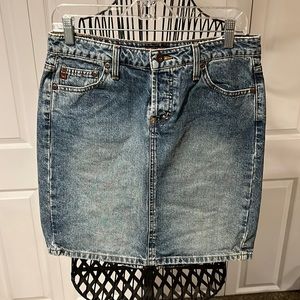 Lei Denim Skirt